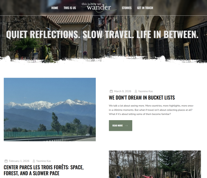 This Is How We Wander