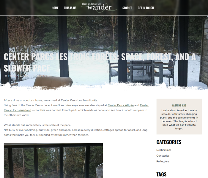 This Is How We Wander